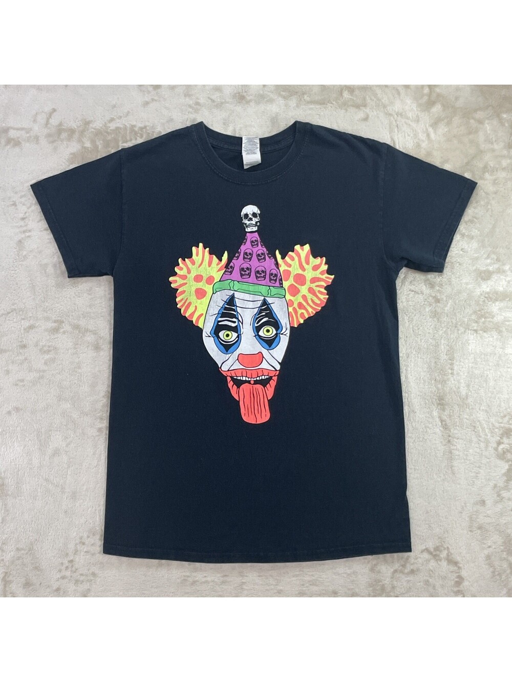 Coulrophobia ‘Fear Of Clowns’ MonsterMiniGolf Black Tee Mens Size S